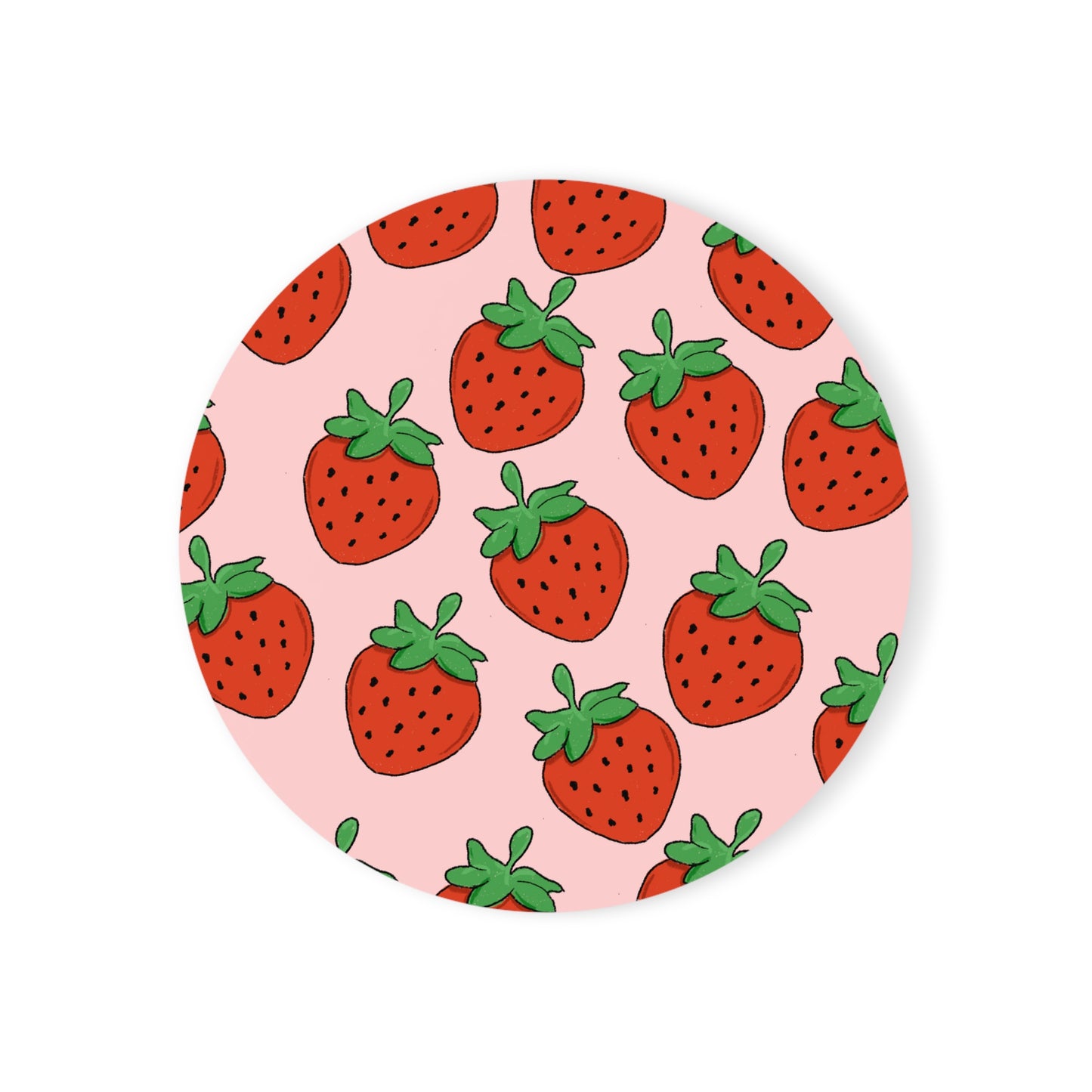 Strawberry Coaster