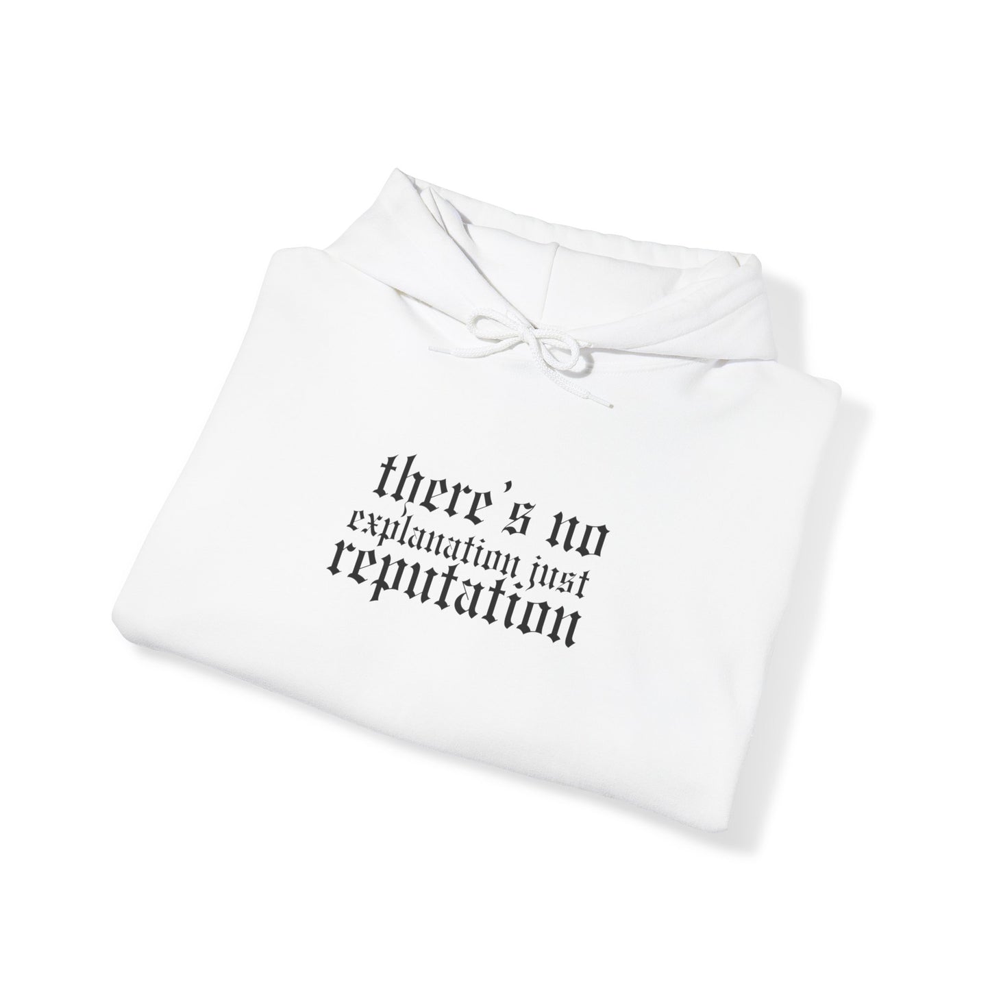 No Explanation Hoodie - white