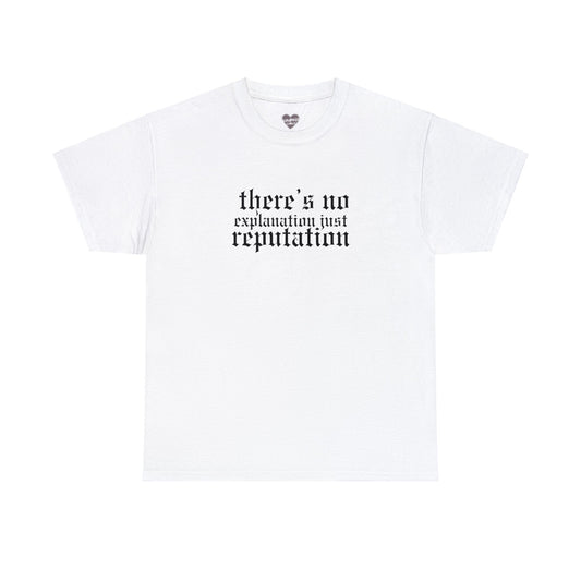 No Explanation Tee white