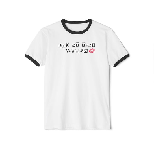 Look At That Woman Ringer Tee