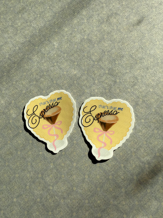 Espresso Sticker