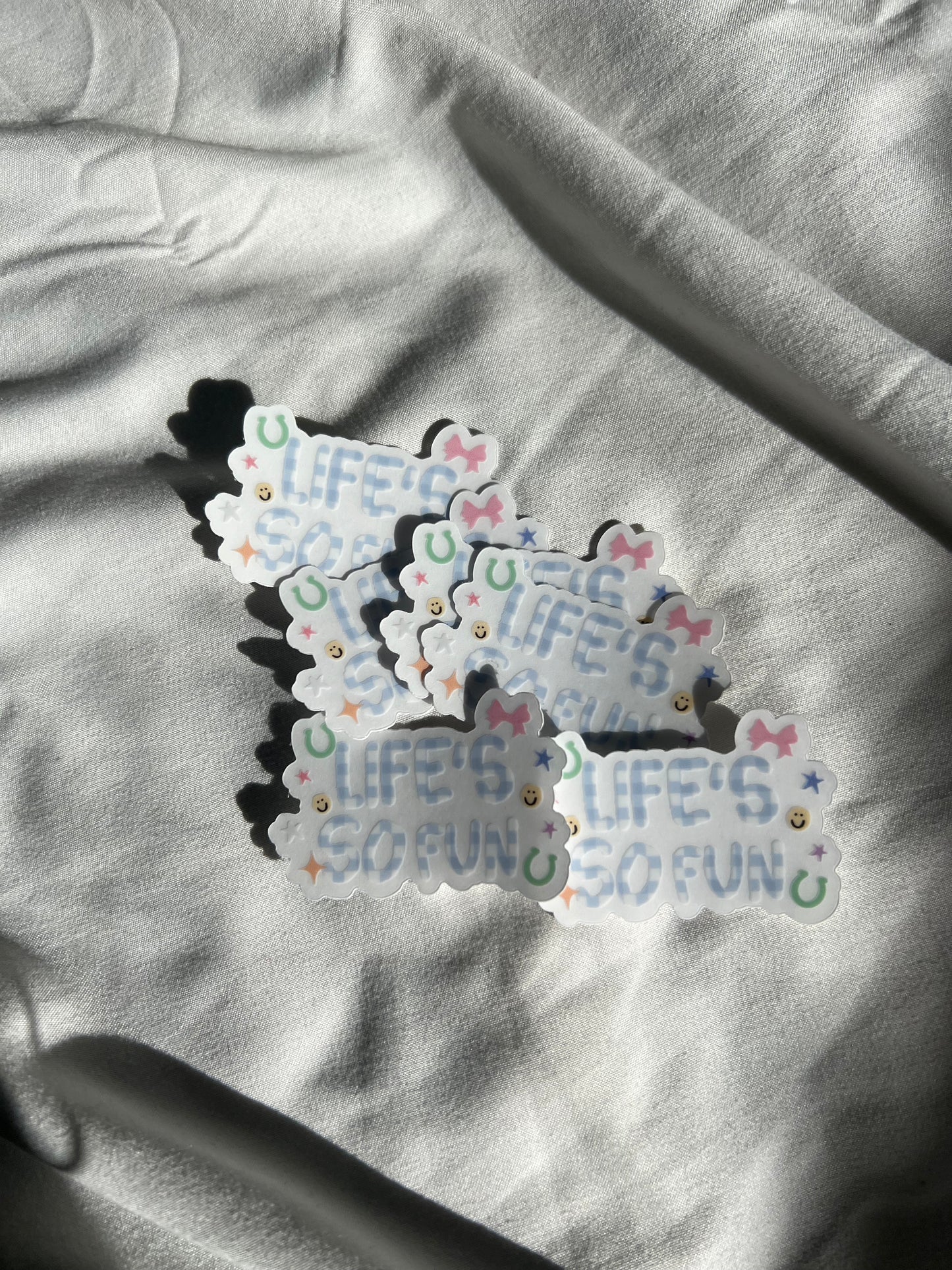 Life’s So Fun Clear Sticker