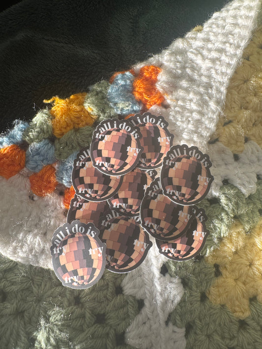 Mirrorball Sticker