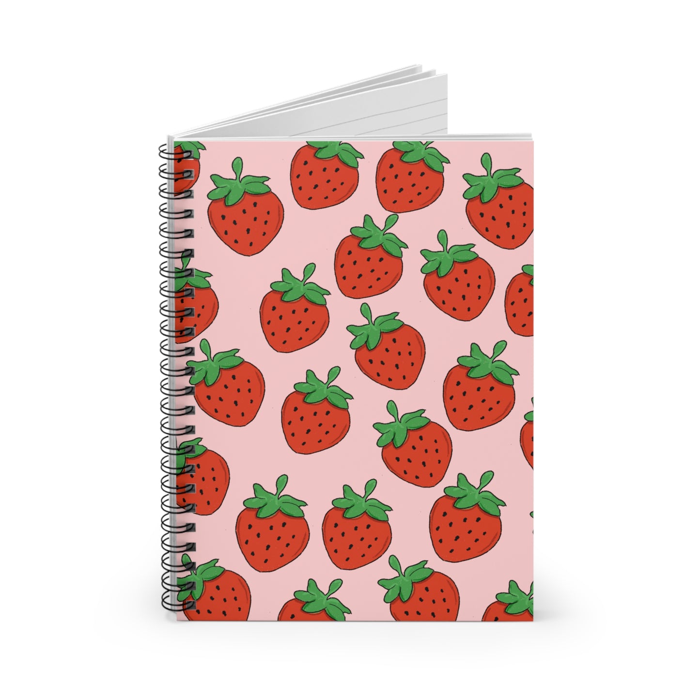 Strawberry Spiral Notebook