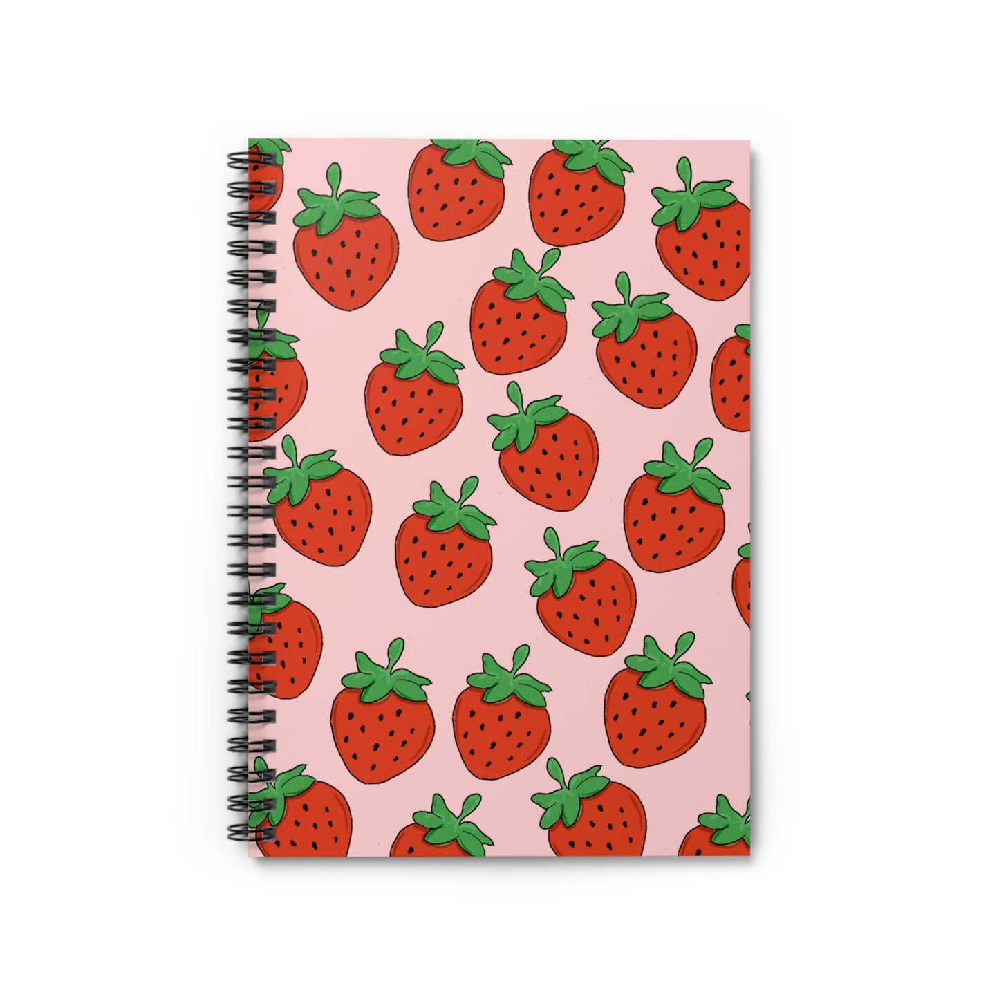 Strawberry Spiral Notebook