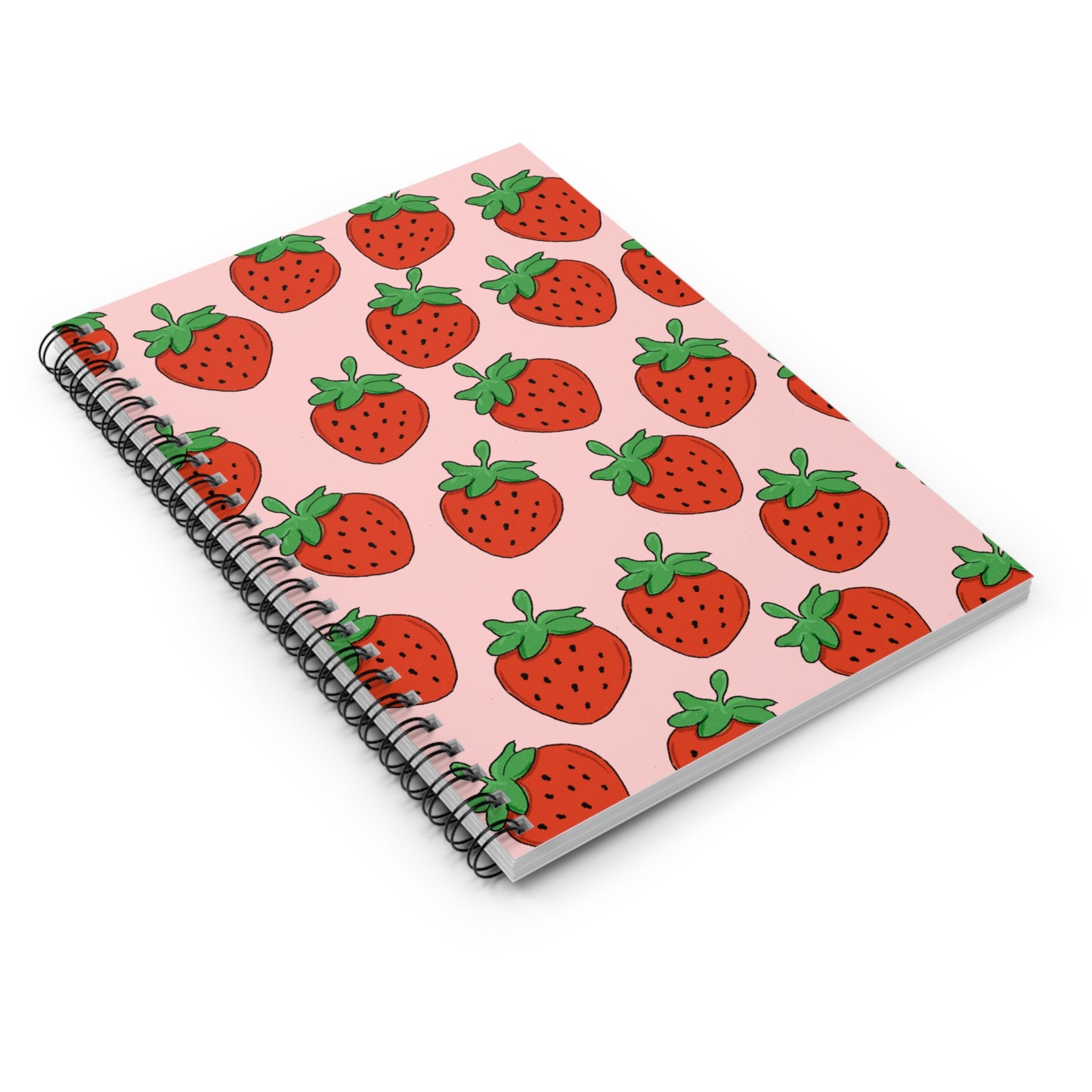 Strawberry Spiral Notebook